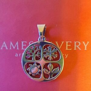James Avery Retired Four Seasons Pendant